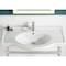 Anzzi 34.5 in. Console Sink in Brushed Nickel with Ceramic Counter Top CS-FGC003-BN - alternate 8